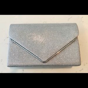 Silver Clutch Purse